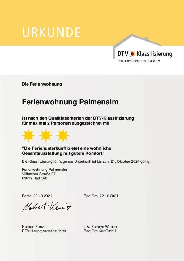 Ferienwohnung Palmenalm Bad Orb Exterior foto